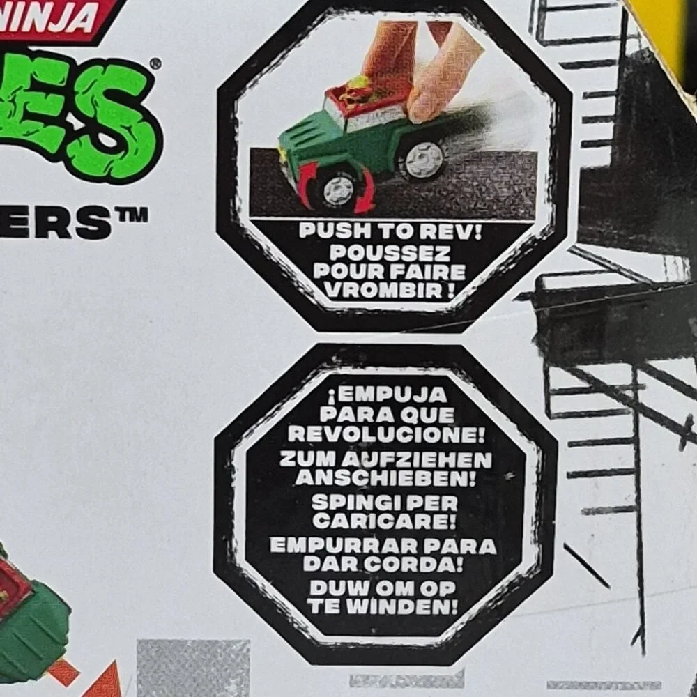 Teenage Mutant Ninja Turtles Rev Up Racers‎ Complete Set Of 4, Sealed New